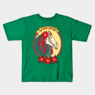 Mari Lywd Christmas Kids T-Shirt